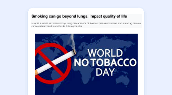 Smoking impact quality of life 